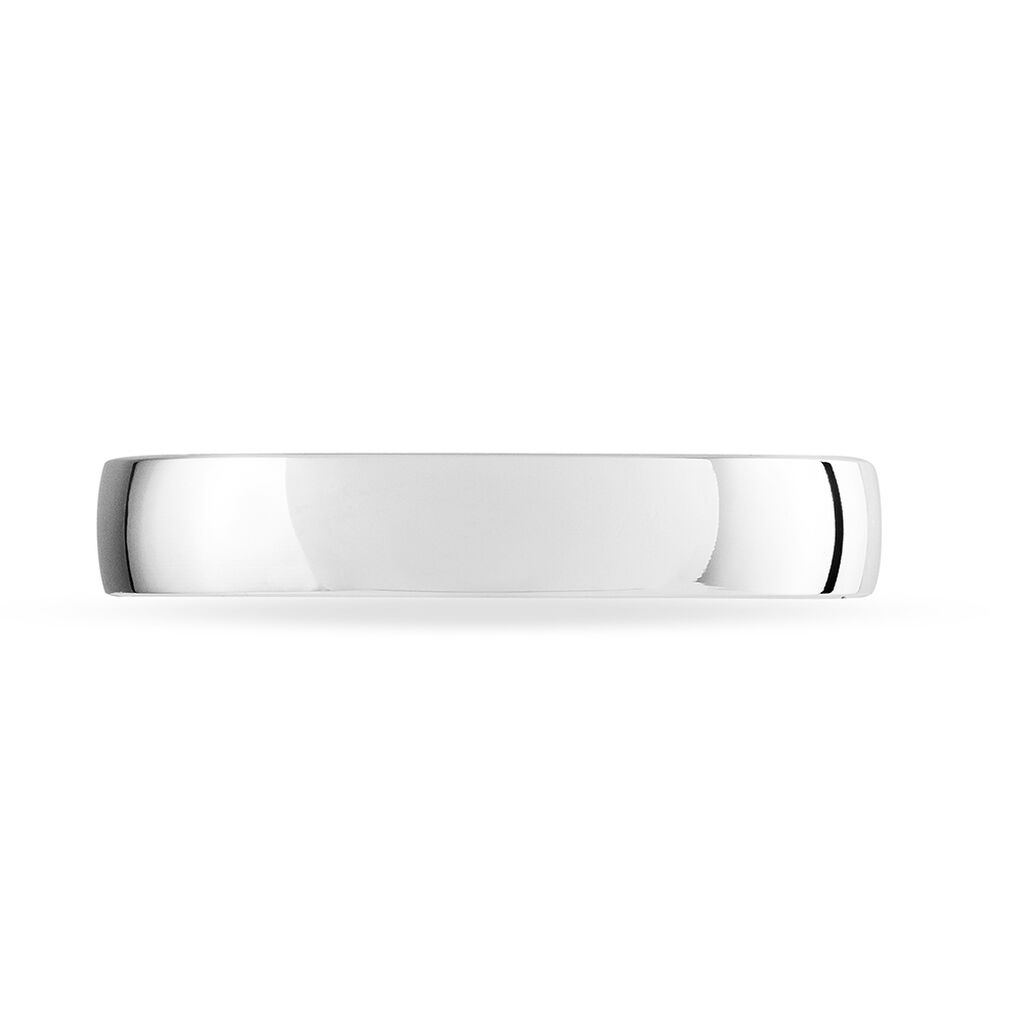 Alliance Julie Ruban Classique Or Blanc - Spannringe Familie | OROVIVO
