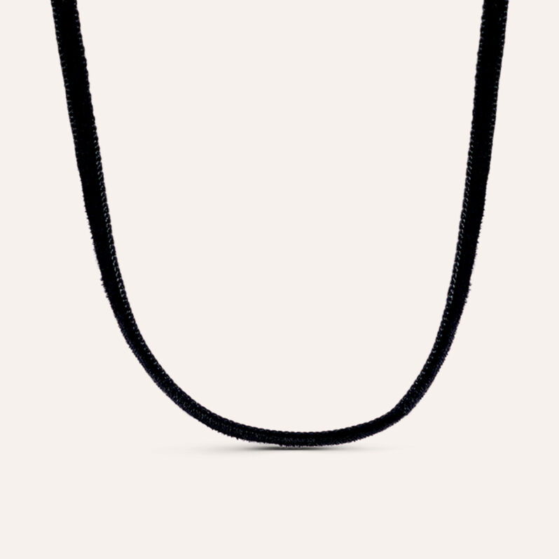 Choker Radiance Acciaio Dorato e Velluto - Spannringe Unisex | OROVIVO