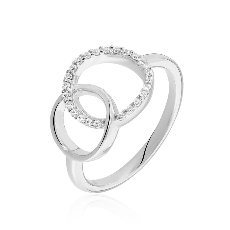Bague Argent Isabel Cercles Oxydes - Spannringe Damen | OROVIVO