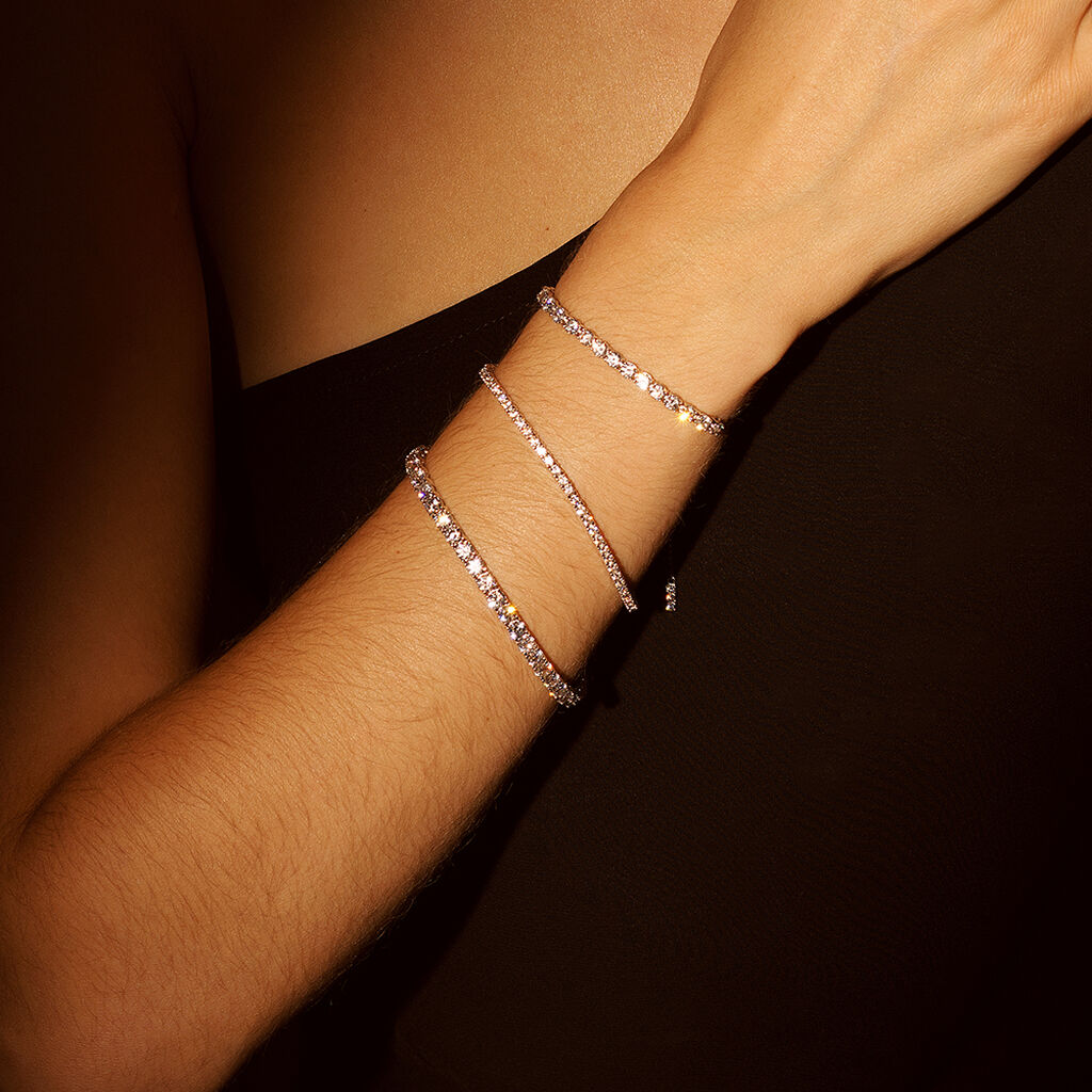 Damen Tennisarmband Silber 925 Zirkonia Debora - Armbänder Damen | OROVIVO