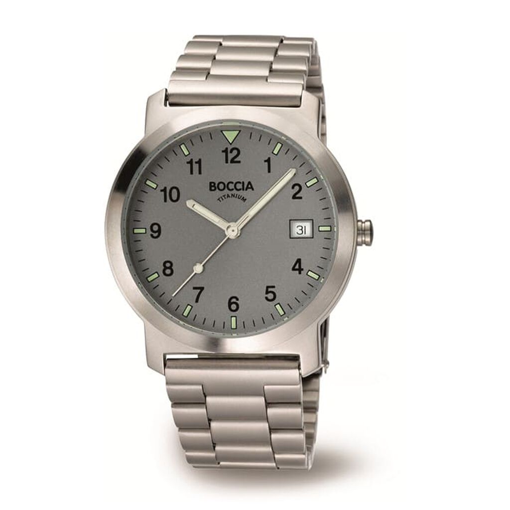 Boccia Herrenuhr Titanium 3630-02 Quarz - Armbanduhren Herren | OROVIVO