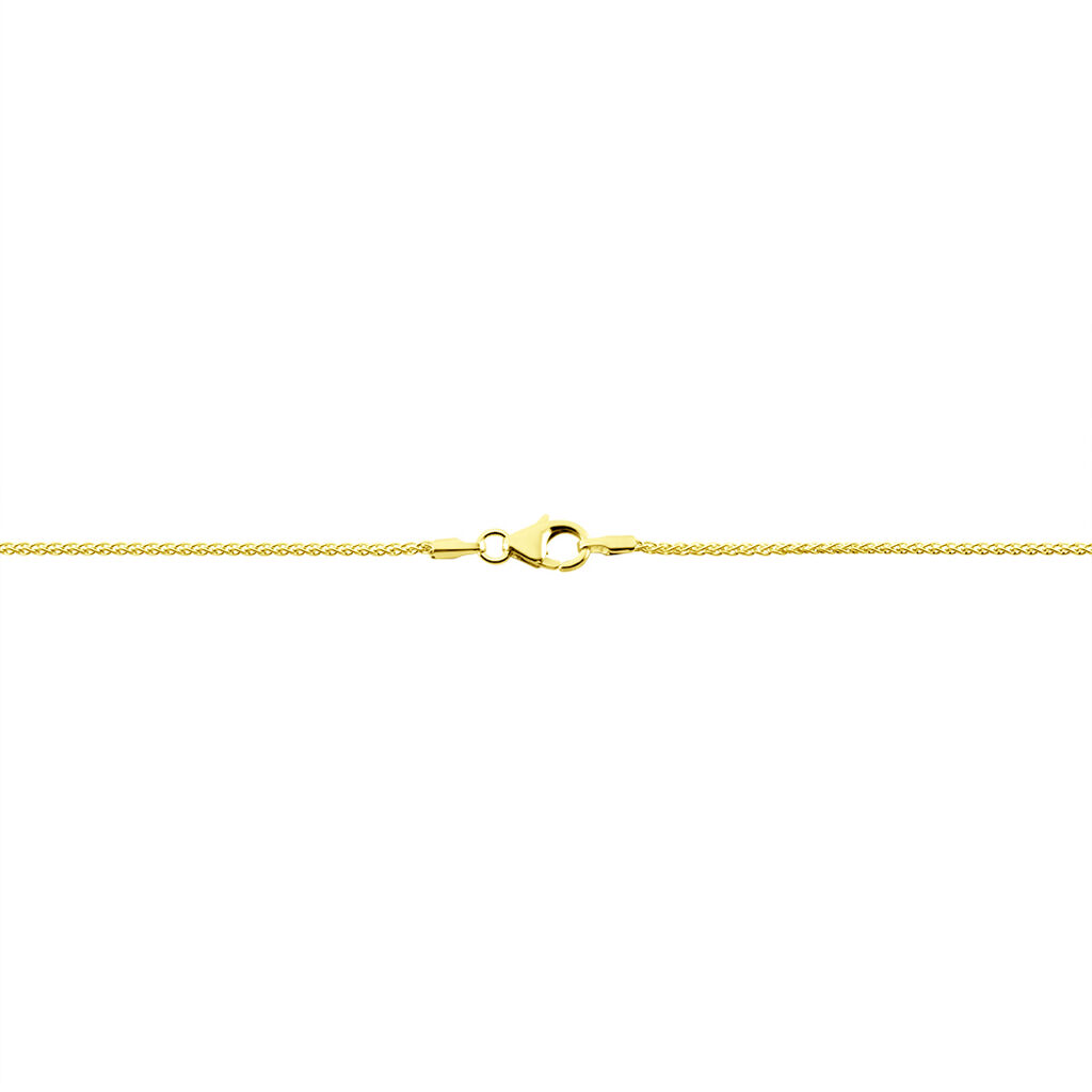 Damen Zopfkette Gold 375  - Halsketten Damen | OROVIVO