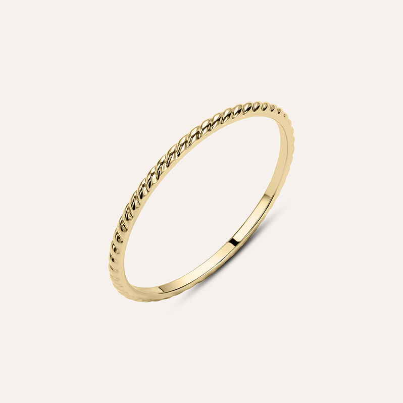 Anello Fantasia Golden Dream Placcato Oro Giallo - Spannringe Damen | OROVIVO
