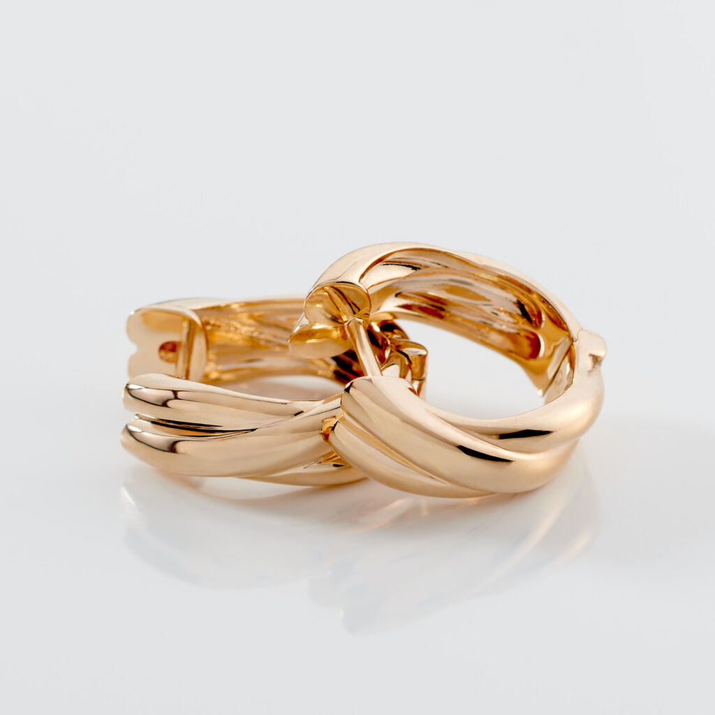 SAYLOR Damen Creolen Vergoldet 750