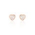 Familie Ohrstecker Rosegold 375 Zirkonia Herz Dotti 