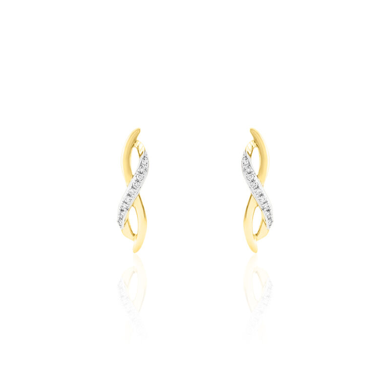 Boucles D'oreilles Or Et Diamant - Spannringe Damen | OROVIVO
