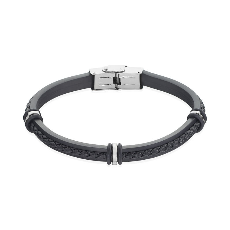 POLO Herren Armband Silikon Schwarz - Armb&auml;nder Herren | OROVIVO