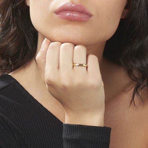 Lisboa Damen Ring Gold 375 (9 Karat) Diamant Wei&szlig; 0,1 ct - Verlobungsringe Damen | OROVIVO