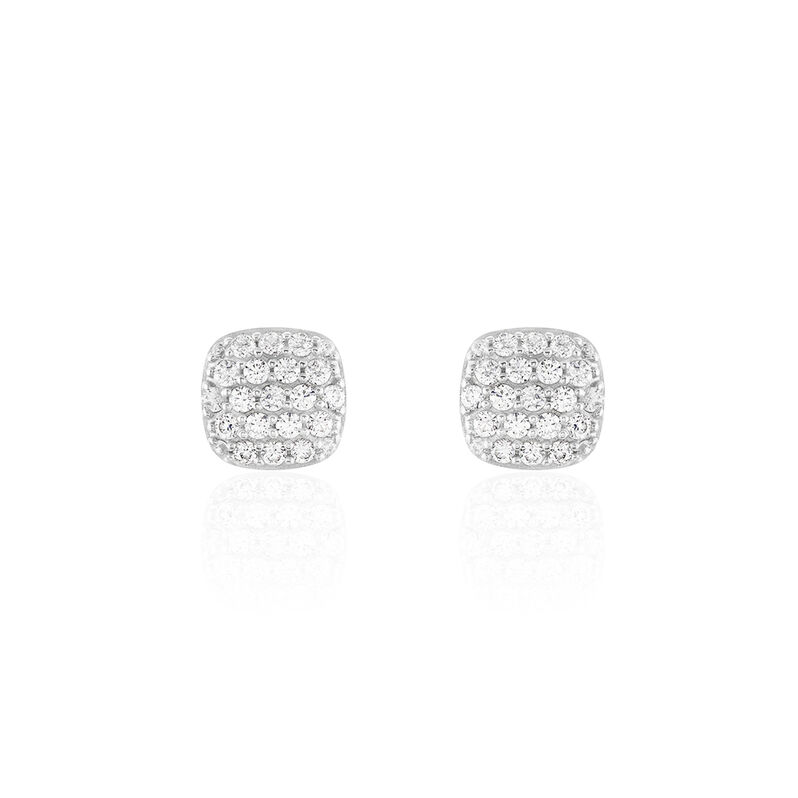 Damen Ohrstecker Silber 925 Zirkonia  - Ohrstecker Damen | OROVIVO