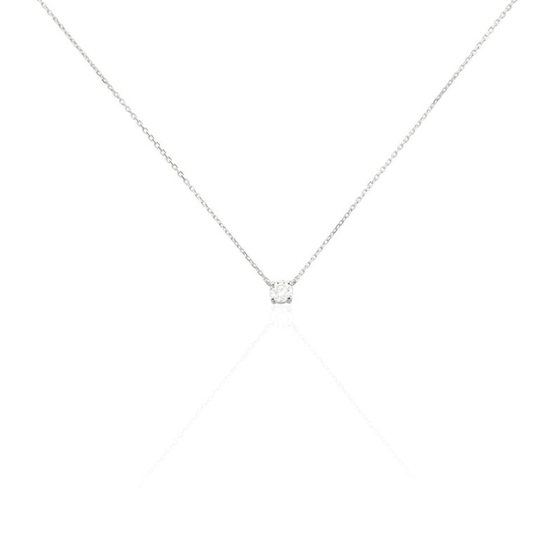 Collier Or Weiss Victoria Diamant Synthétique - Spannringe Damen | OROVIVO