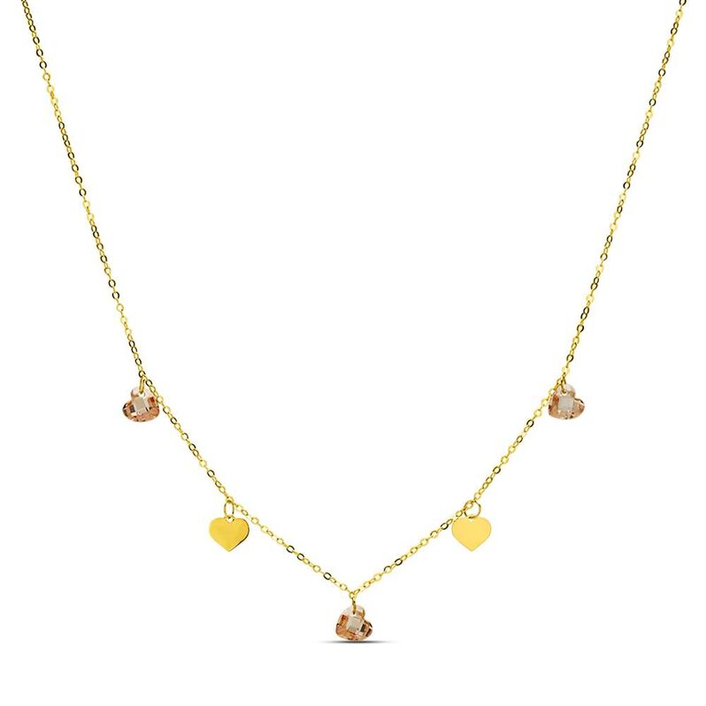 Collana Beverly Oro Giallo Cubic Zirconia - Spannringe Damen | OROVIVO