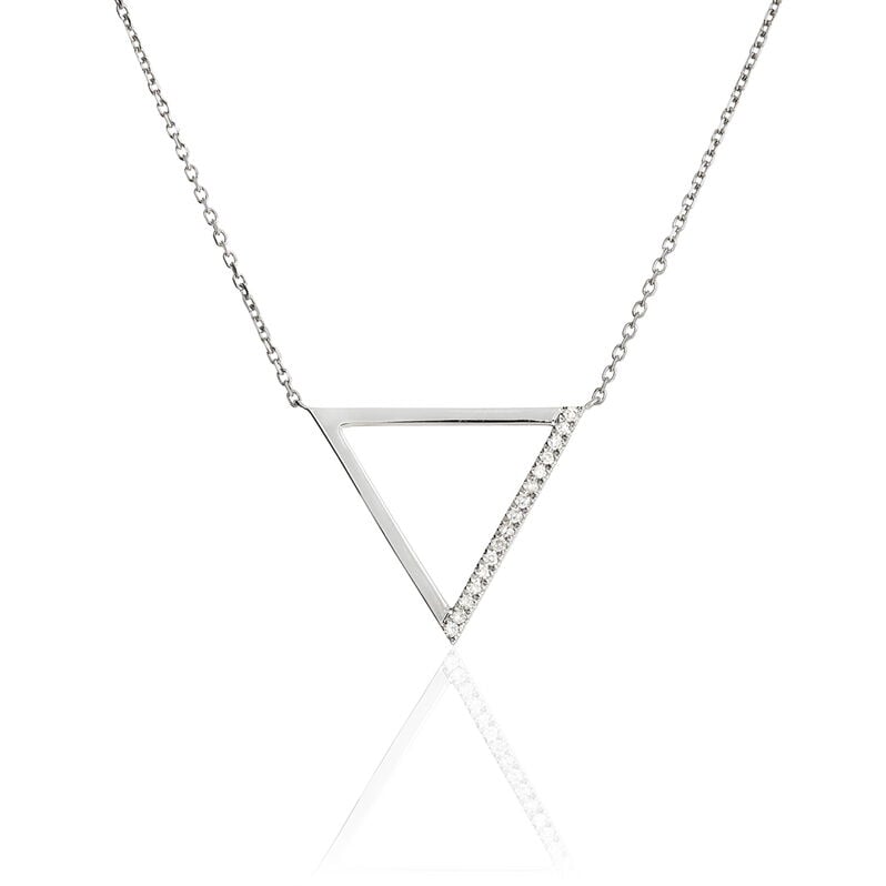 Collier Emma Or Weiss Et Diamants - Spannringe Damen | OROVIVO