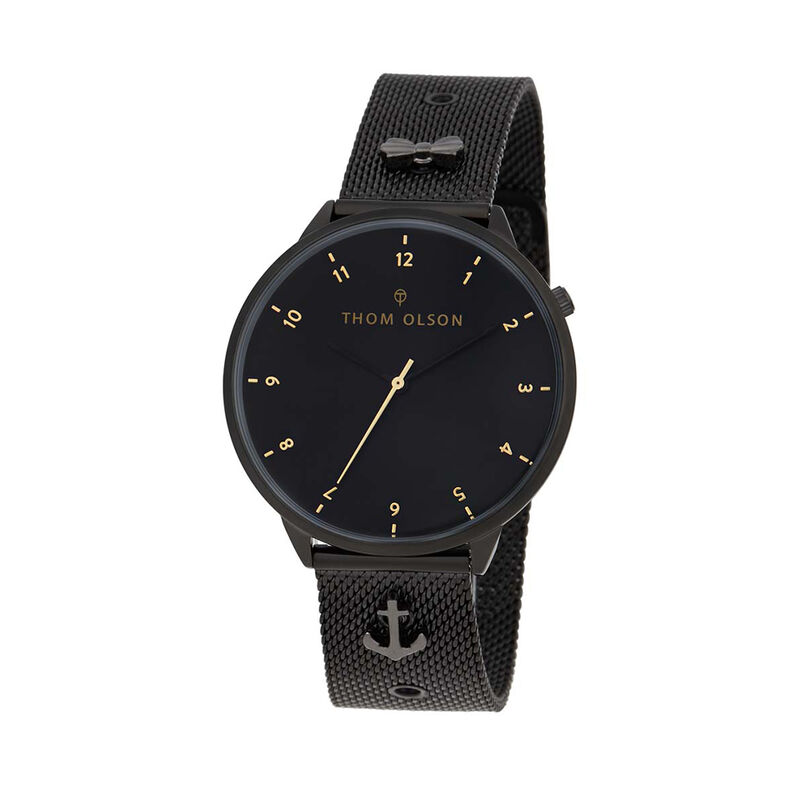 Montre Thom Olson Night Dream Acier Noir - Spannringe Familie | OROVIVO