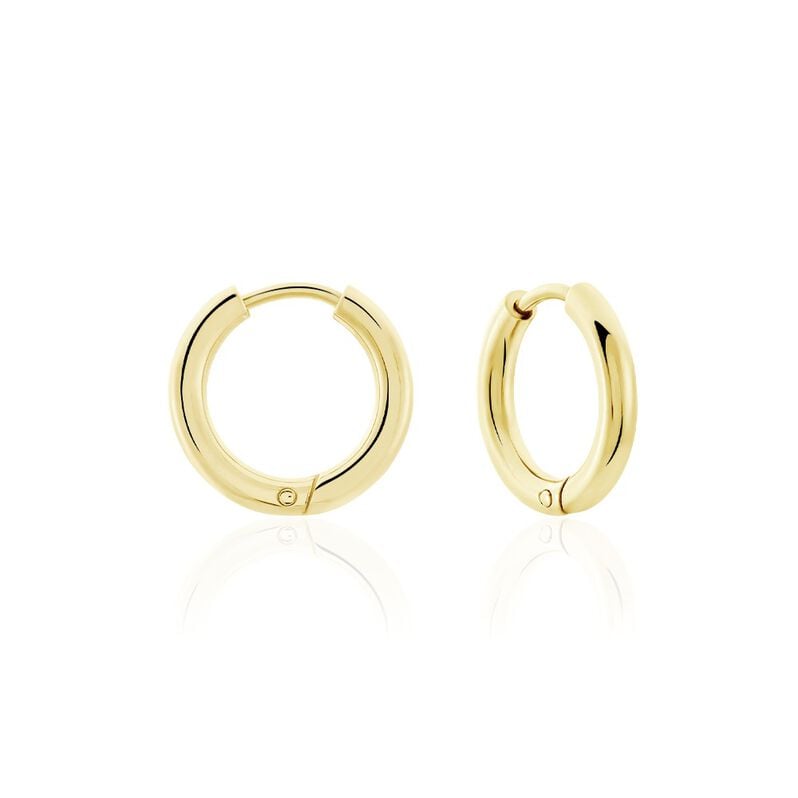 SIERRA Damen Creolen Titan vergoldet B 2,5 mm - Creolen Damen | OROVIVO