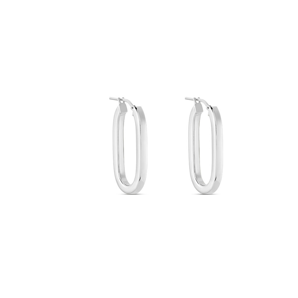 Damen Creolen Silber 925 Cielo 25,00mm 15,00mm - Creolen Damen | OROVIVO