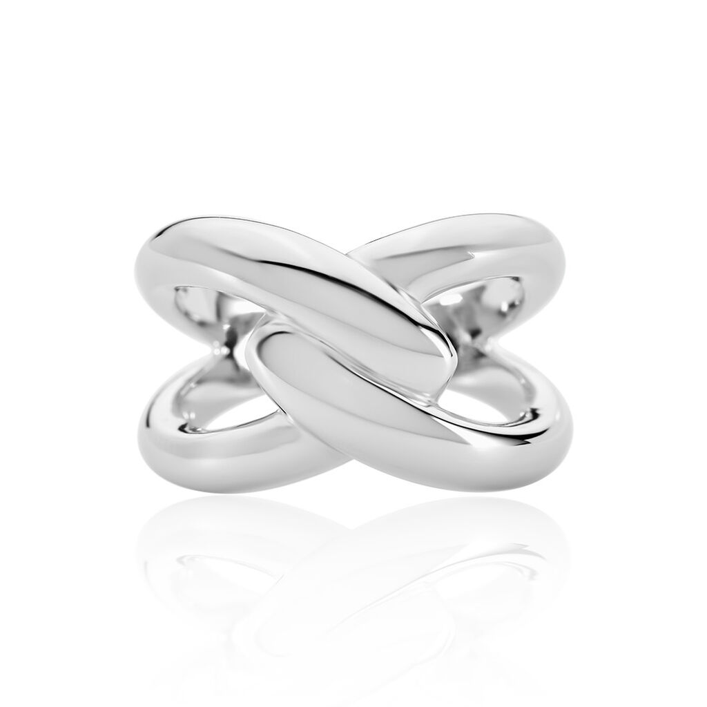 VESIRA Damen Ring Silber 925, Ring ohne Stein