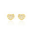 Ohrstecker Gold 375 Zirkonia Herz