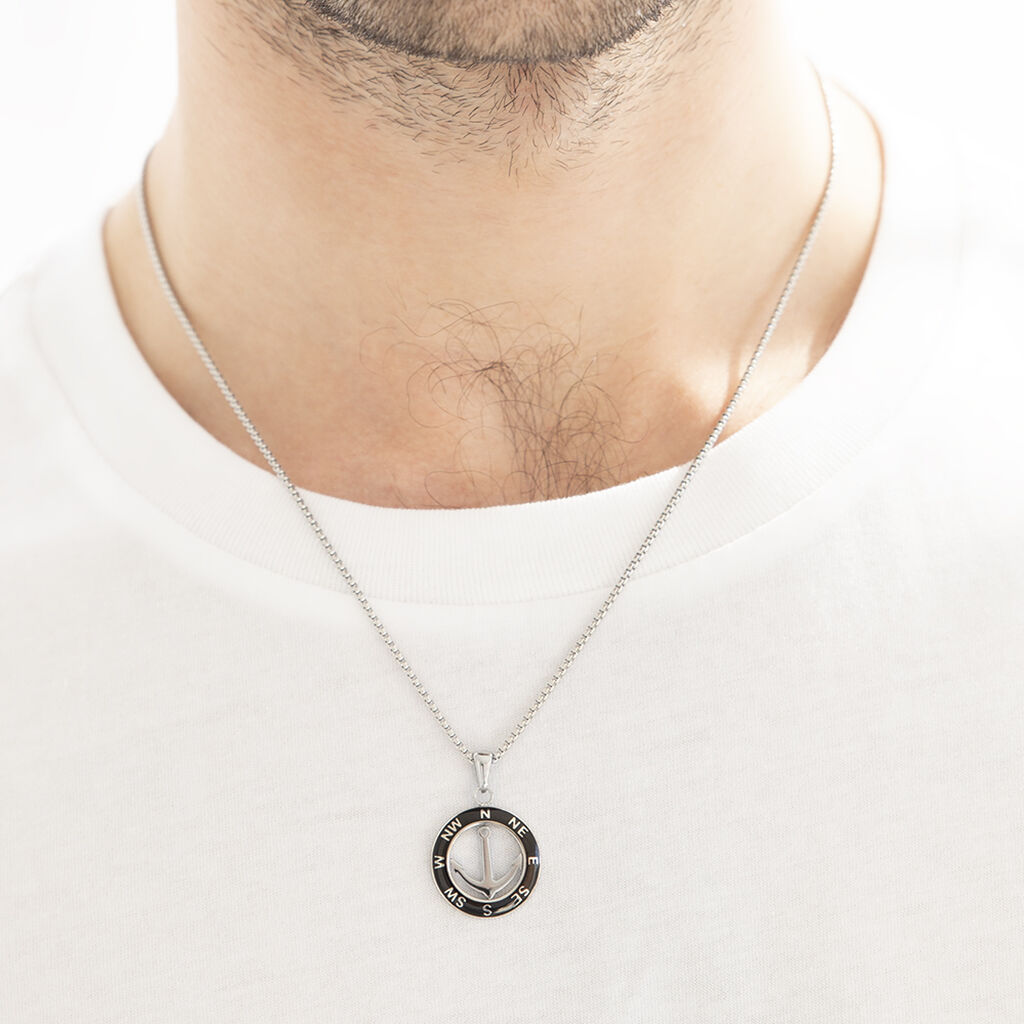 Herren Halskette Edelstahl Anker  - Halsketten Herren | OROVIVO