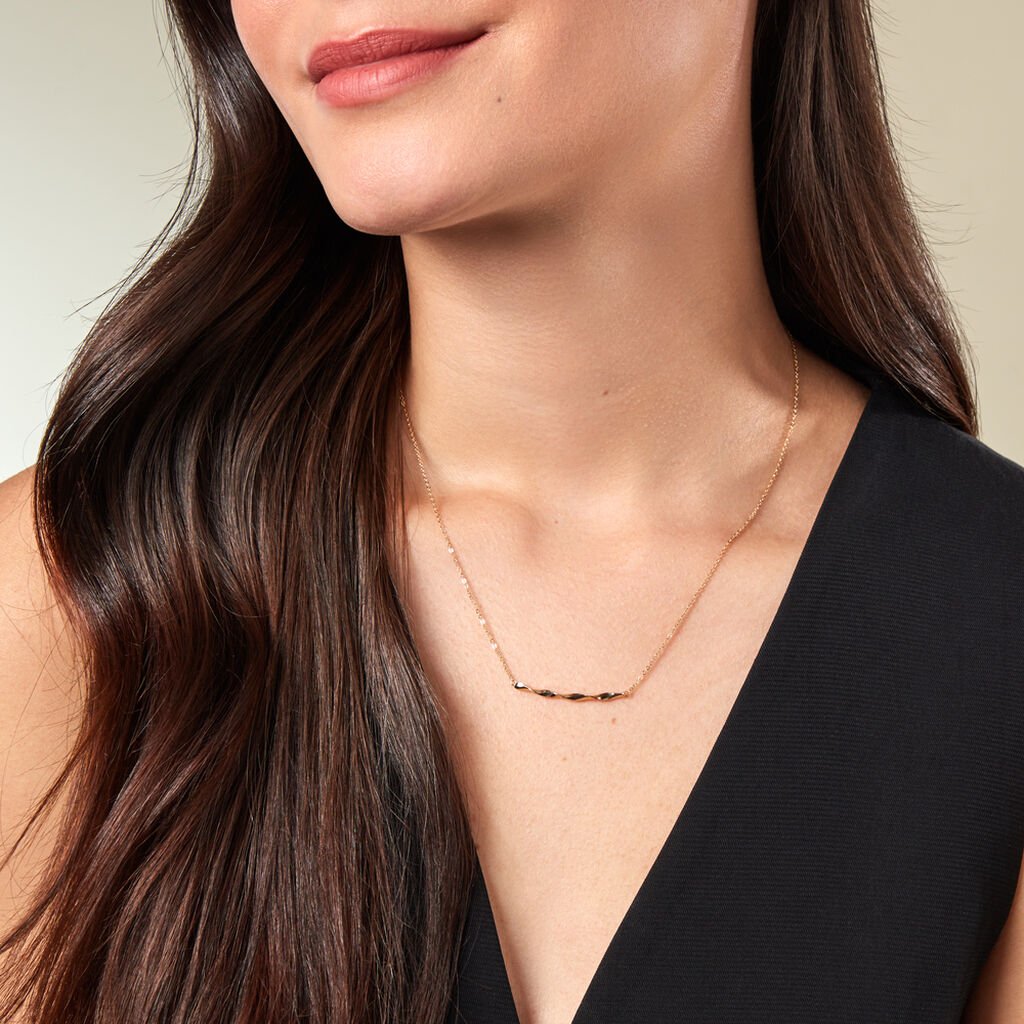 Damen Collier Gold 585 Jutui 1 4,5cm -  Damen | OROVIVO