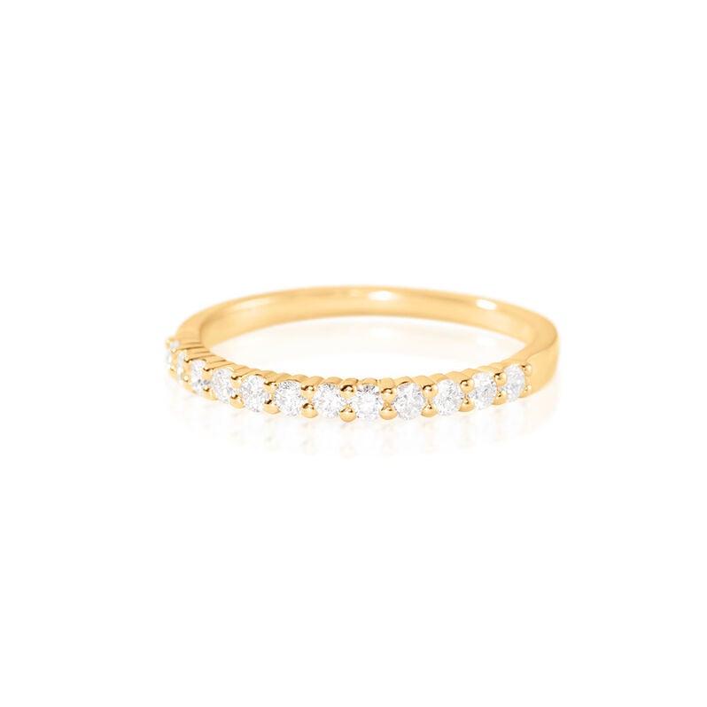 Memo Luisa Damen Ring Gold 375 (9 Karat) Diamant Wei&szlig; 0,25 ct - Ringe mit Stein Damen | OROVIVO