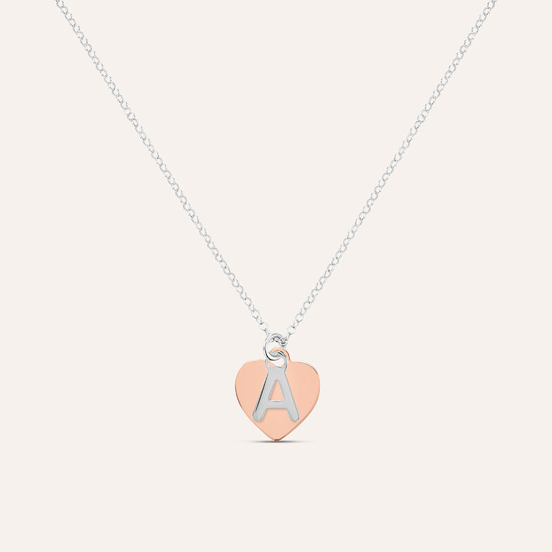 Collana Silver Collection Argento Bicolore Bianco / Rosa - Spannringe Damen | OROVIVO