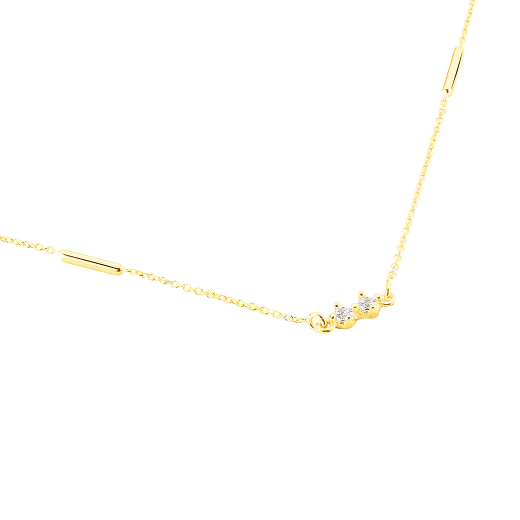 Damen Halskette Gold 375 Zirkonia - Halsketten Damen | OROVIVO