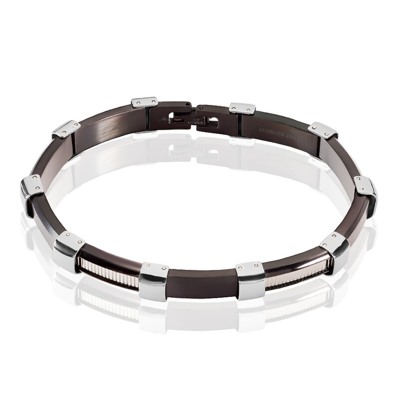 Bracelet Inae Acier Blanc - Spannringe Herren | OROVIVO