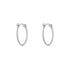 HOOPSA Damen Creolen Silber Silber 925 Zirkonia Wei&szlig; 0,58 ct B 22,6 mm