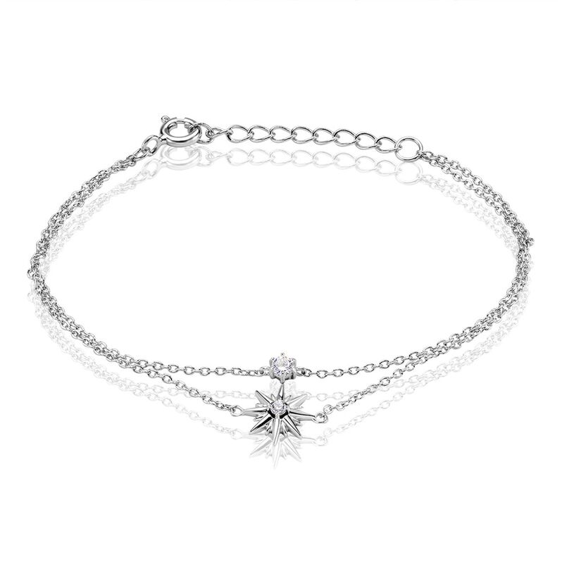 Bracciale Silver Elegance Argento Rodiato Cubic Zirconia - Spannringe Damen | OROVIVO