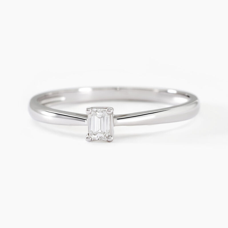 Bague Les Inseparables Or Weiss Diamant - Spannringe Damen | OROVIVO