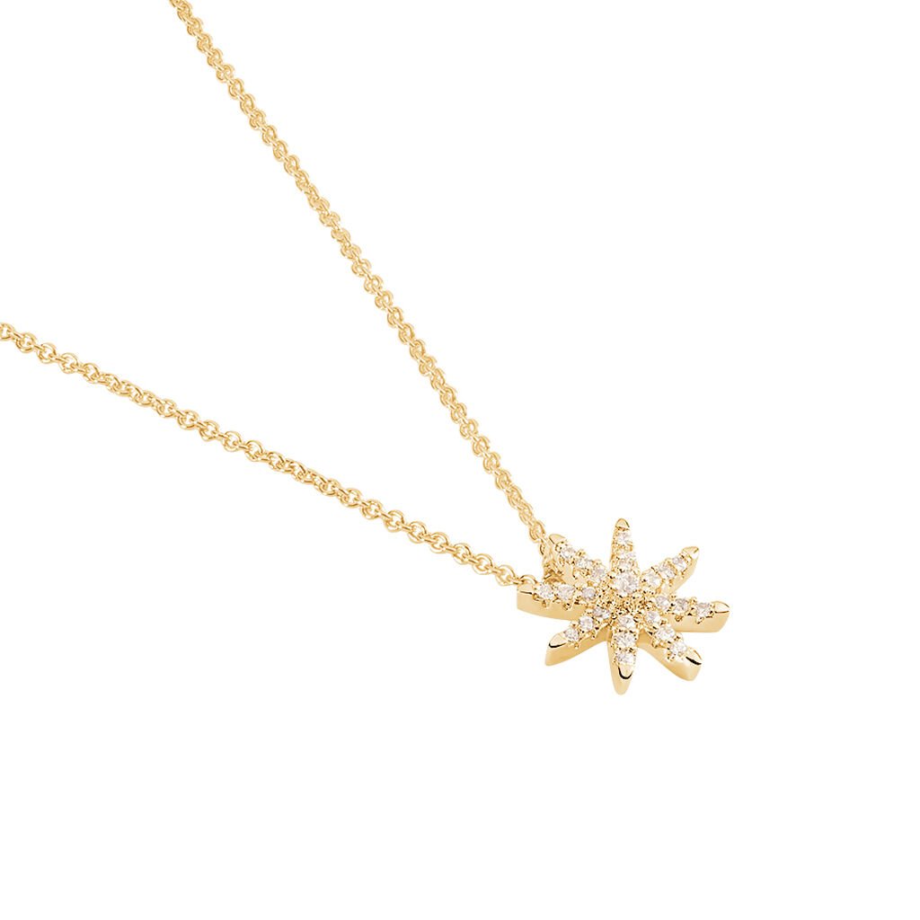 Collier Plaque Or Marcellina Oxyde - Spannringe Damen | OROVIVO