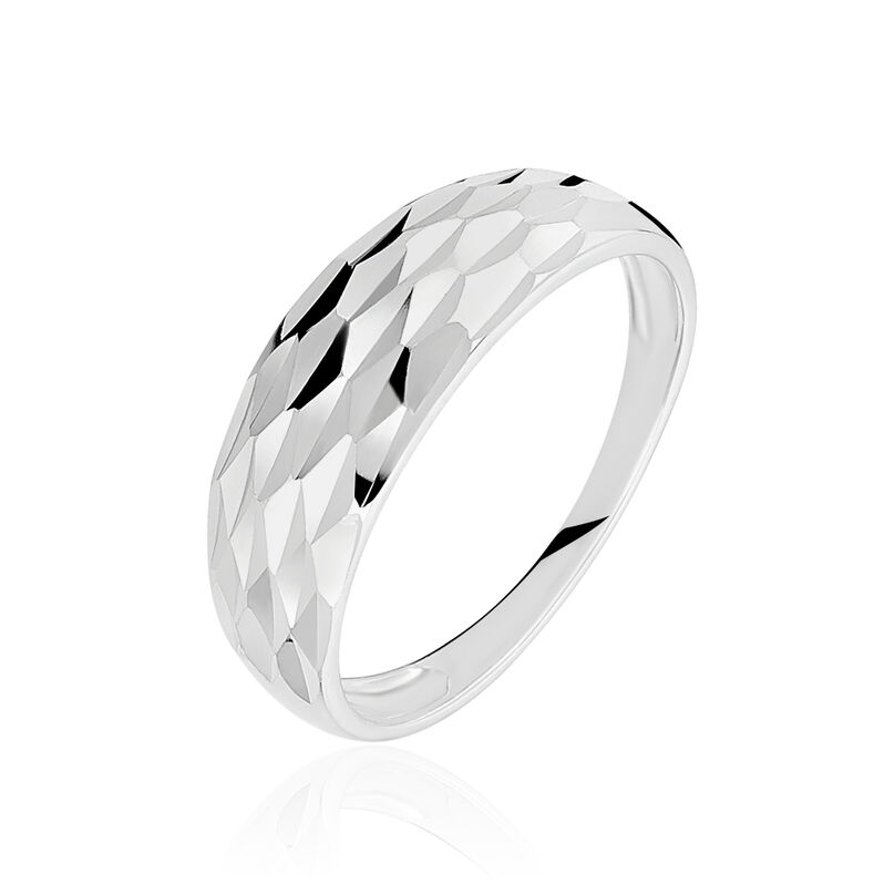 Bague Argent Ruban Diamante - Spannringe Damen | OROVIVO