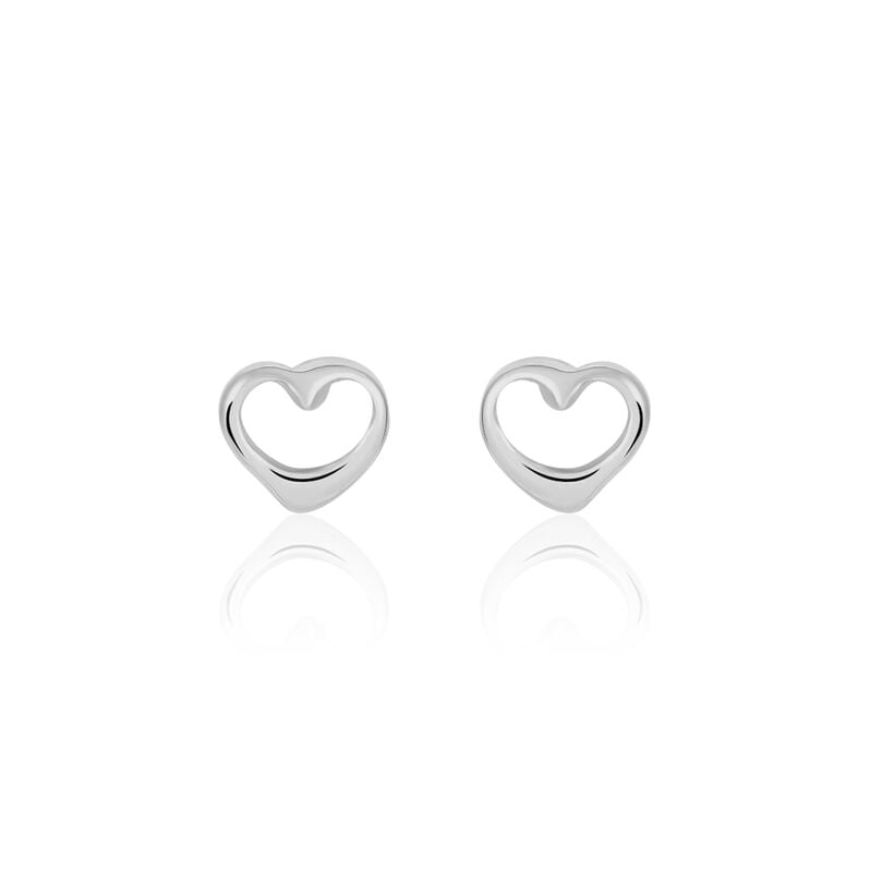 ALYSEA HERZ 2 Damen Ohrstecker Silber 925 Herz - Ohrstecker Damen | OROVIVO