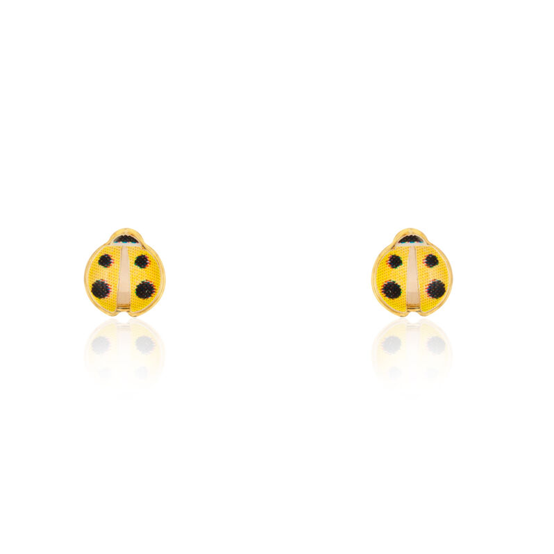 Boucles D'oreilles Puces Or Jaune - Spannringe Kinder | OROVIVO