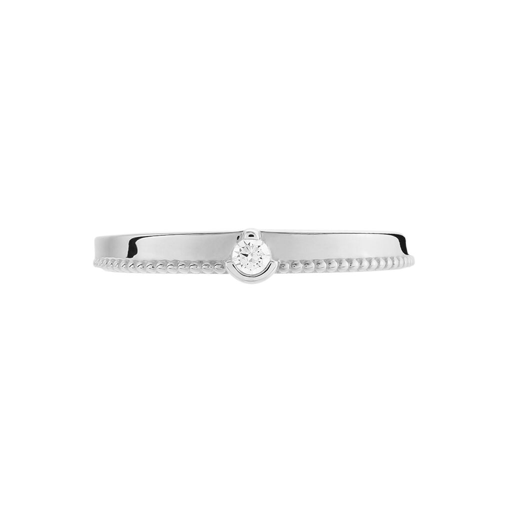 Bague Lou Or Blanc Diamant - Spannringe Damen | OROVIVO