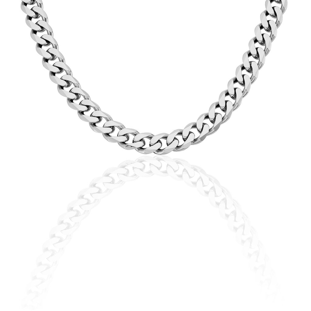 PIRINA Damen Kette Edelstahl B 4 mm, Kette ohne Stein