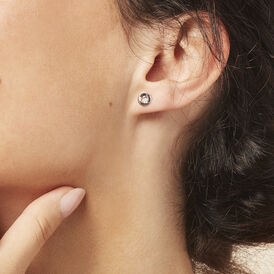 Damen Ohrstecker Weißgold 375 Diamant 0,03ct  - Ohrstecker Damen | OROVIVO