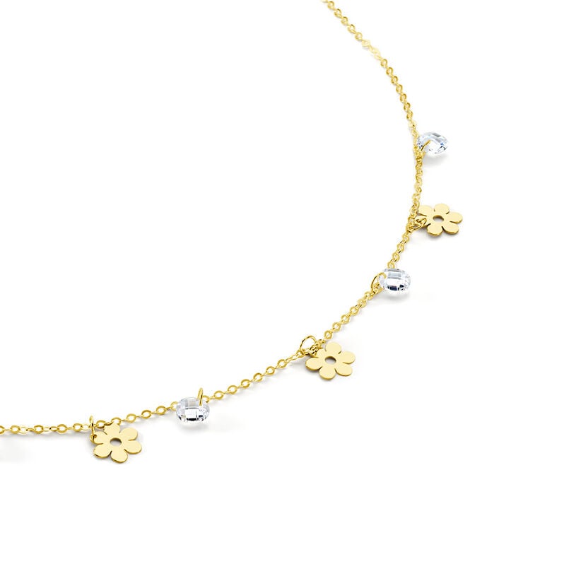 Collier Marganita Or Jaune Oxyde De Zirconium - Spannringe Kinder | OROVIVO