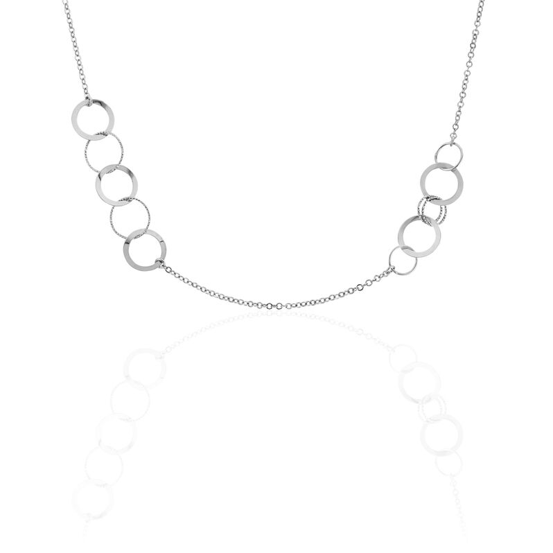 Collier Sautoir Sarodja Argent Blanc - Spannringe Damen | OROVIVO