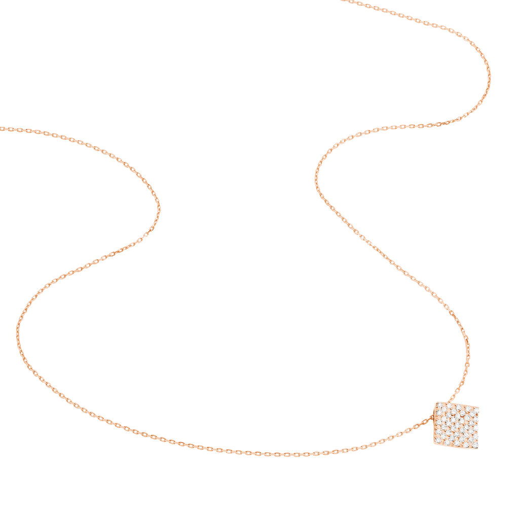 Collier Sidonie Or Rose Diamant - Spannringe Damen | OROVIVO