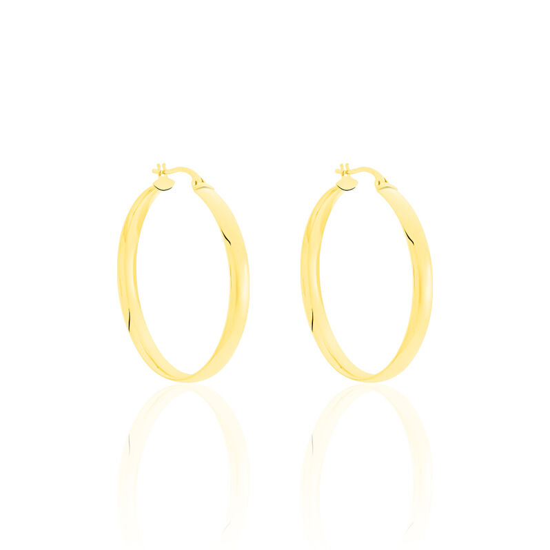 Damen Creolen Gold 375 (9 Karat) B 1,5 mm - Creolen Damen | OROVIVO