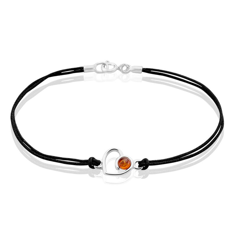 Bracelet Argent Et Ambre - Spannringe Damen | OROVIVO