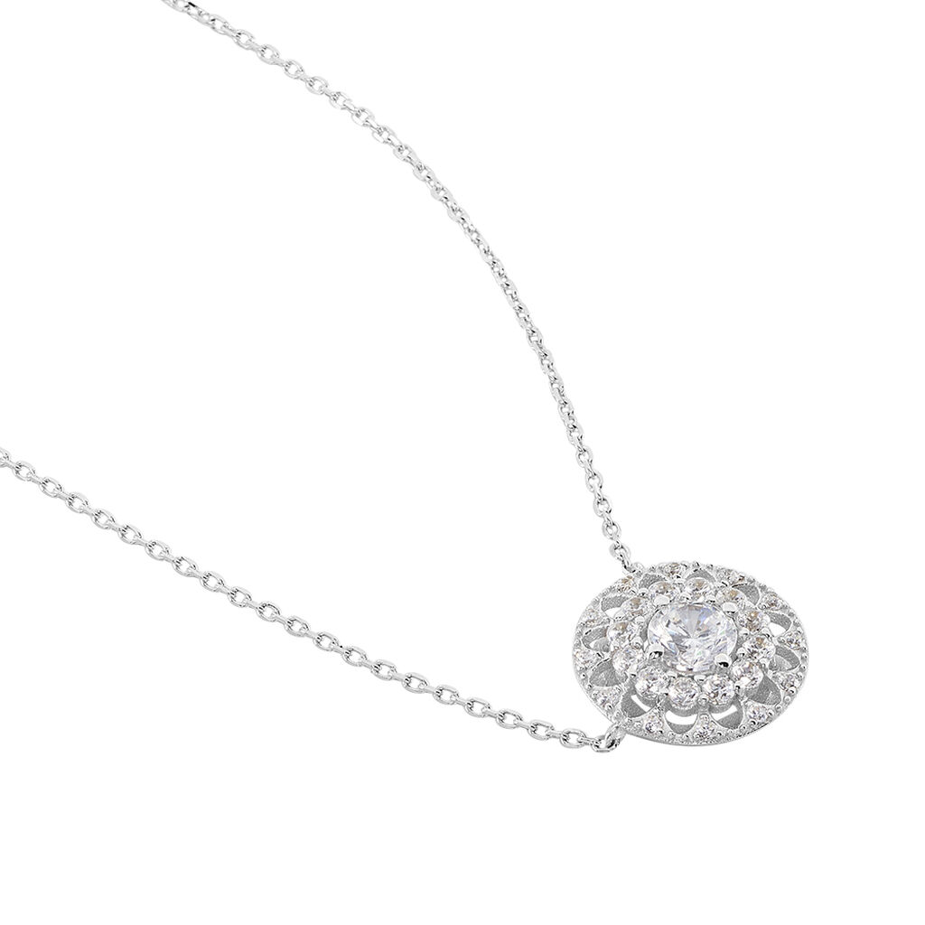 Collier Or Weiss Lucetta Oxyde - Spannringe Damen | OROVIVO