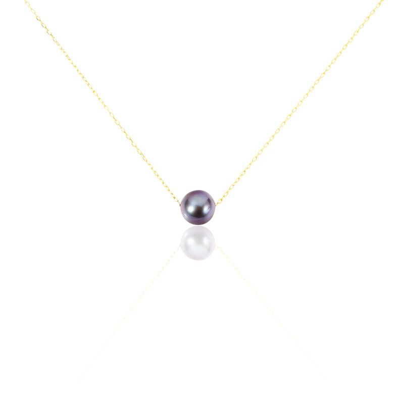 Collier Sissy Or Jaune Perle De Culture - Spannringe Damen | OROVIVO