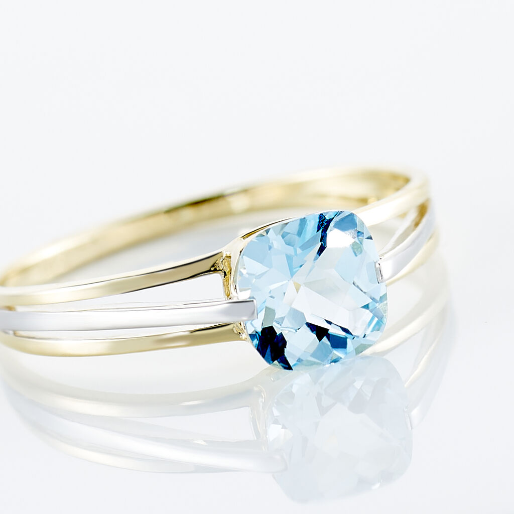 Bague Sidoine Or Bicolore Topaze - Spannringe Damen | OROVIVO