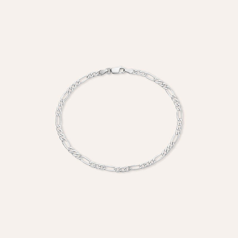 Bracciale Catena L'homme Or Oro Bianco - Spannringe Herren | OROVIVO