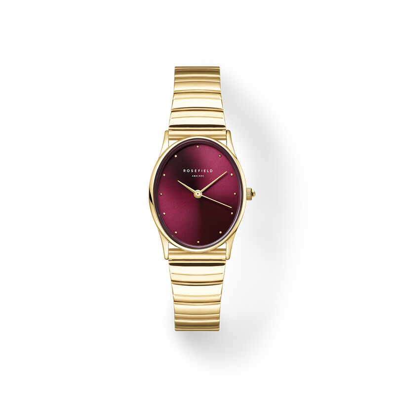 Montre Rosefield Oval Bordeaux - Armbanduhren Damen | OROVIVO