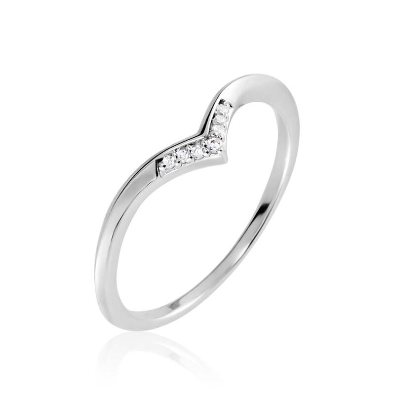 Bague Tami Argent Rhodié Oxyde De Zirconium - Spannringe Damen | OROVIVO