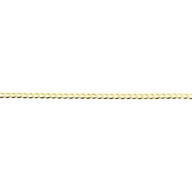 Unisex Panzerkette Facettiert Gold 375 50cm - Ketten ohne Anhänger Unisex | OROVIVO