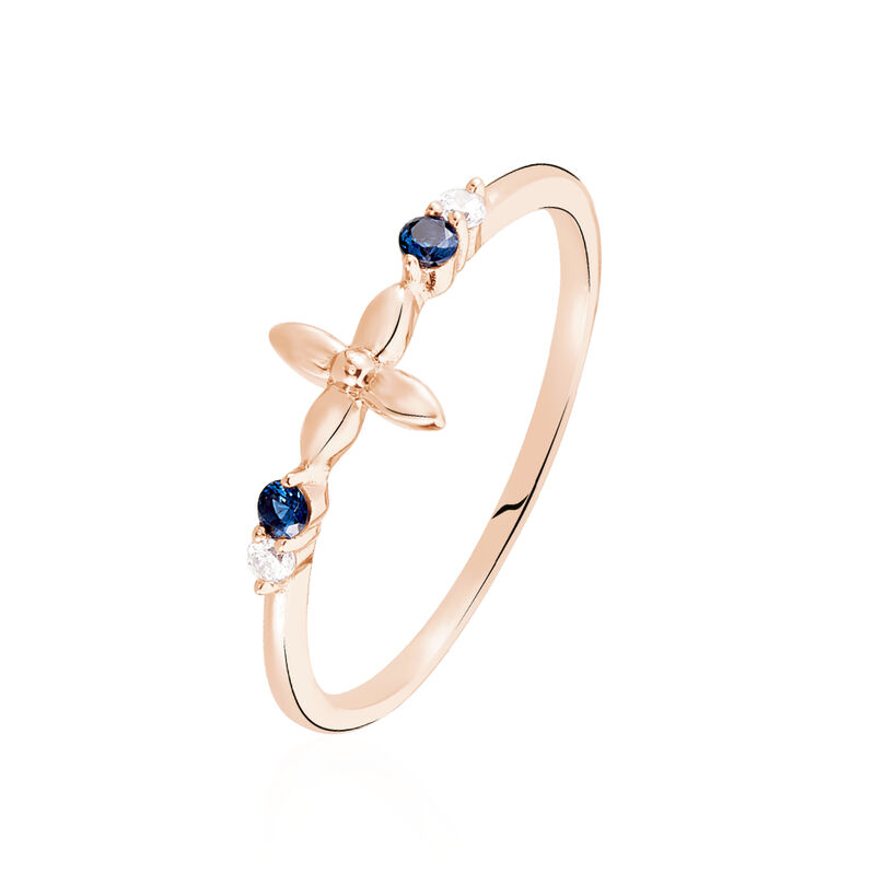 Bague Argent Rose Esia - Spannringe Damen | OROVIVO